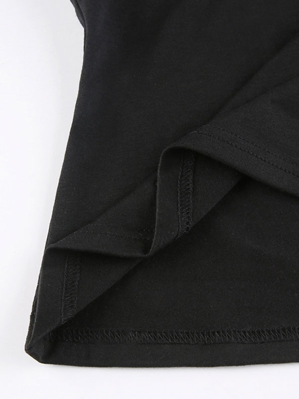 Top corto con cuello halter y tirantes con hebilla-7